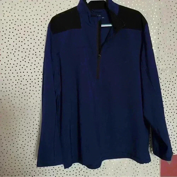 Vineyard Vines Navy Blue Quarter Zip - Picture 1 of 5